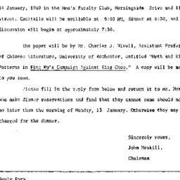 Announcements, 1968-12-20. ...