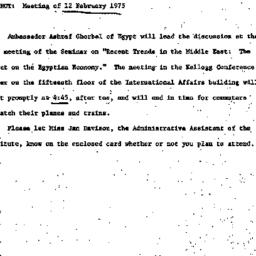 Announcements, 1975-02-12. ...