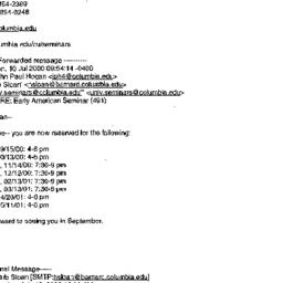 Correspondence, 2000-07-10....