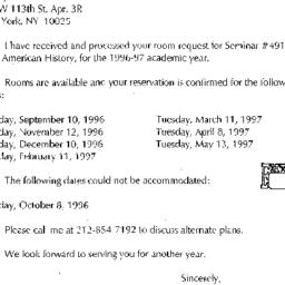 Correspondence, 1997-07-10....