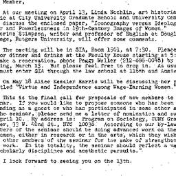Announcements, 1981-03-19. ...