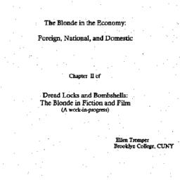 Speaker's paper, 1998-1...