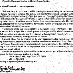 Announcements, 1998-09-11. ...