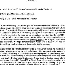 Announcements, 1991-04-09. ...
