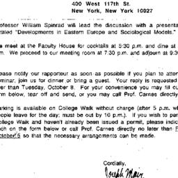 Announcements, 1990-10-10. ...