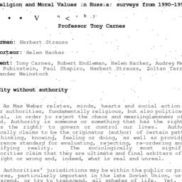 Speaker's paper, 1995-0...