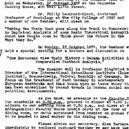 Correspondence, 1977-09-30....
