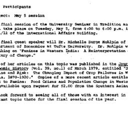 Announcements, 1981-04-21. ...