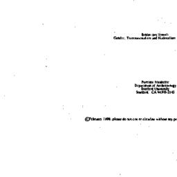 Speaker's paper, 1998-0...