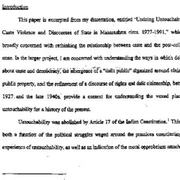 Speaker's paper, 1998-1...