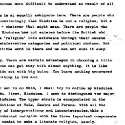 Speaker's paper, 1991-1...