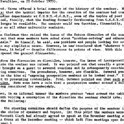 Minutes, 1973-10-18. Cultur...