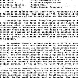 Minutes, 1981-12-06. Cultur...