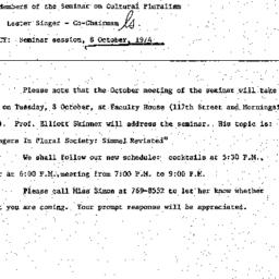 Announcements, 1974-09-25. ...