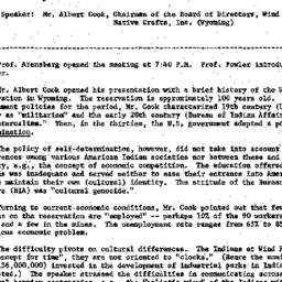 Minutes, 1973-02-15. Cultur...