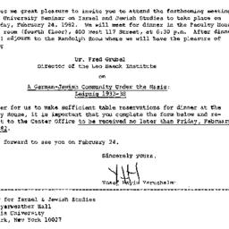 Announcements, 1982-02-04. ...