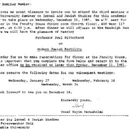Announcements, 1981-11-25. ...