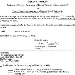Announcements, 1995-01-19. ...