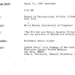 Minutes, 1984-04-10. Twenti...