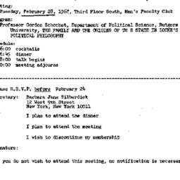 Announcements, 1967-02-28. ...