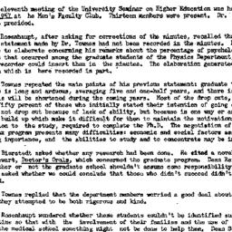 Minutes, 1957-03-11. Higher...