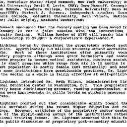 Minutes, 1992-11-08. Higher...