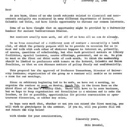 Announcements, 1966-02-23. ...