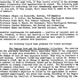 Minutes, 1966-10-03. Ancien...
