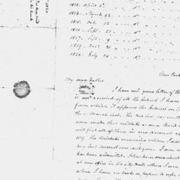 Document, 1820 October 05