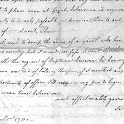 [Document, 1780 December 01]