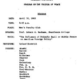 Minutes, 1968-04-16. The Pr...