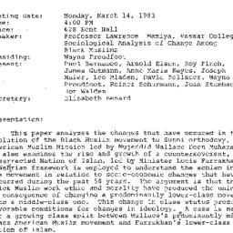 Minutes, 1983-03-14. Studie...