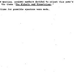 Minutes, 1977-09-14. Death,...