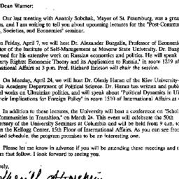 Correspondence, 1995-03-10....