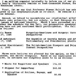 Correspondence, 1995-10-06....