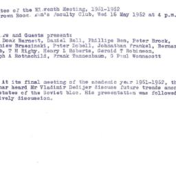 Minutes, 1962-05-16. Commun...