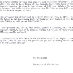 Announcements, 1977-02-07. ...