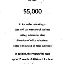 Background paper, Ethics in...