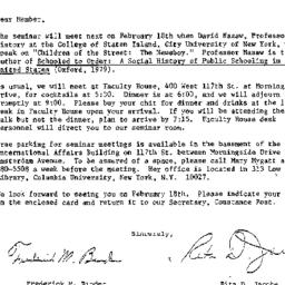 Announcements, 1982-02-05. ...