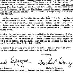 Announcements, 1983-10-05. ...