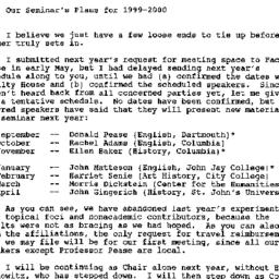 Correspondence, 2000-06-15....