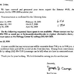 Correspondence, 2000-06-28....