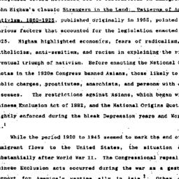 Speaker's paper, 1996-0...