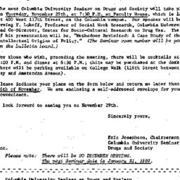 Announcements, 1979-11-02. ...