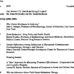 Schedules, Drugs and Societ...