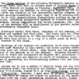 Announcements, 1977-09-19. ...