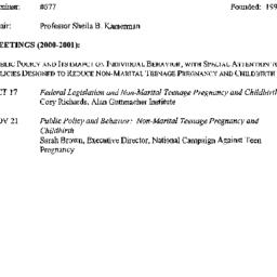 Schedules, Child and Family...