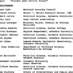 Minutes, 1987-05-07. Arms C...