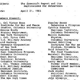 Minutes, 1983-04-21. Arms C...