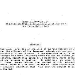 Speaker's paper, 1990-0...